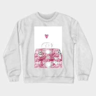 date night valentines day card Crewneck Sweatshirt